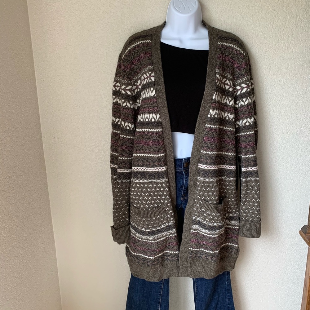 Abercrombie & Fitch Tribal Print Cardigan